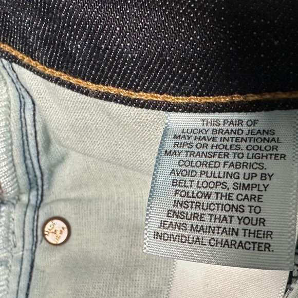 Lucky Brand🍀 Jeans, White Oak Cone, Charlie Skinny, Dark Wash, 2/26 - Picture 8 of 12